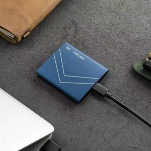 USB 3.1 Type-C 인터페이스를 갖춘 내구성이 뛰어난 휴대용 128TB 외장 SSD 솔리드 스테이트 하드 드라이브