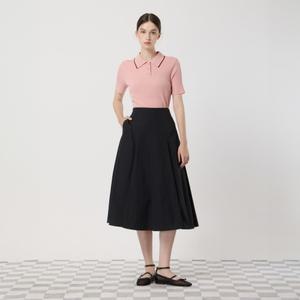 [롯데백화점]씨씨콜렉트 백밴딩 플레어 스커트 (C252MSD131)