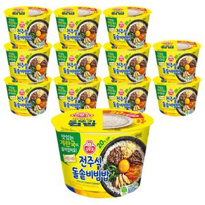 오뚜기 컵밥 전주식돌솥비빔밥 (즉석국) 270g 12개