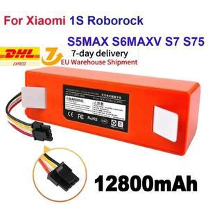 Brr 2p4s 5200s 14.4V 12800mAh 로봇 식 진공 청소기 교체 용 배터리 Xiaomi Roborock S55 S60 MAX 부품