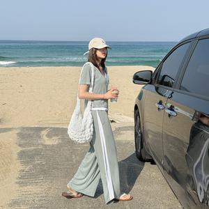 [제작/빅사이즈]이블렛 엔루하 레이어드 배색 트레이닝 SET 제이스타일