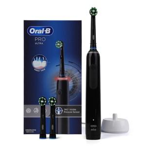 Oral B Pro4 울트라 스마트 센서 전동 칫솔 3D 소닉 로터리 클린 치아 껌 케어 4 가지 모드 충전식