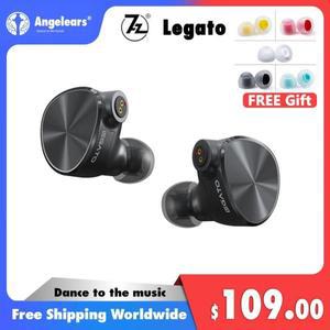 7HZ Legato 듀얼 다믹 드라이버 IEM 이어폰 고성능 N52 자석 펀치 베이스 트레블 HiFi 유선 7hz 디오코 제