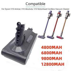 100% 다이슨 V10 배터리 V10 동물 절대 푹신한 무선 진공 청소기 새로운 25.2V 6000mAh-12800mAH 다이슨 V1