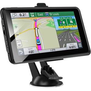 트럭 차량용 GPS 내비게이션 업그레이드, 대시보드 화면, RV/상업용 운전자 세미 트럭, 16G 7인치 내비게이션, 41개의 음성 경고 기능, 북미/EU, 오프라인 듀얼 맵, 평생 무료 업데이트 제공