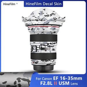 캐논 호환 EF16-35 F2.8 II 렌즈 데칼 스킨 EF f2.8L USM 보호 스티커 스크래치 방지 랩 커버 필름