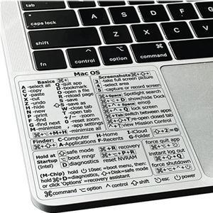 참조 키보드 단축키 스티커 PC 용 접착제 노트북 데스크탑 Apple Mac Chromebook Window Photoshop