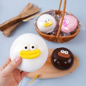 포포팬시 빵떡 말랑이 2개 슬라임 스트레스볼 스퀴시 빵말랑이 냄새없는 학생장난감 촉감놀이