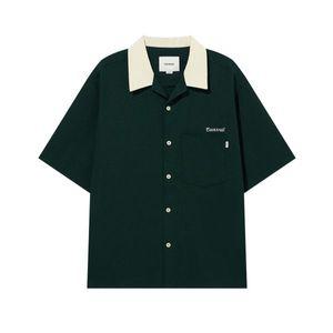 [정품] 커버낫 셔츠 남방 데일리 COVERNAT 레터링 하프 Green651373