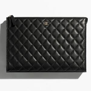 샤넬 CHANEL CLASSIC ZIPPED POUCH AP4419-B10583-C3906