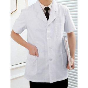 남성 약사가운 여름 반팔 병원 약국 의사가운 병원복 A S