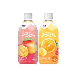 BR 워터 500ml 망고탱고12개+레인보우샤베트12개베라음료 과일쥬스 요거트 요수 주스 과즙 과즙수 팩음료