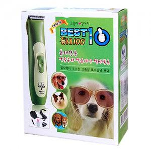베스트원 틈새100 이발기(부분미용기) /강아지고양이/얼굴주위,발바닥,발사이 민감부위를 위한 이발기