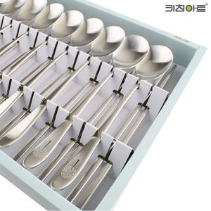 키친아트 벚꽃트리 컬러레이저(무광) 10벌 수저세트