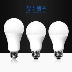 장수램프 컬러원 LED전구 8W 10W 12W E26