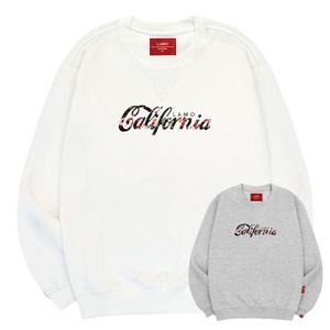 엘라모 3M 플라워캘리 맨투맨 남녀공용 빅사이즈 S~4XL