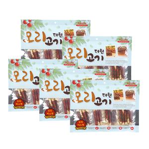 펫오아이스 더원 오리비스켓, 300g, 5봉