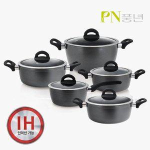 [쉐프앤쿡]PN풍년 마레 세라믹IH 냄비 인덕션 편수 양수 5종 구성