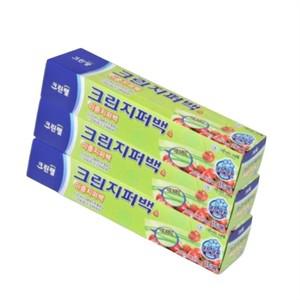 이중 지퍼백 30cmx35cm특대 15매 X3개 132075
