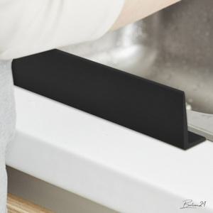 워터펜스 L자형 실리콘 물막이 블랙 5CM 방지 잘라쓰는 튀는물 물넘침 세면대 싱크대