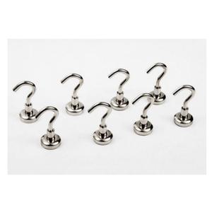 초강력 자석후크 20mm 8P/벽걸이/자석고리/고리자석/다용도걸이/현관문고리/벽고리/마스크걸이/자석걸이