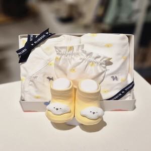 [블루독베이비 10] 25SS(WH)구름강아지배내저고리속싸보손싸개양말4종 (451700000800506)