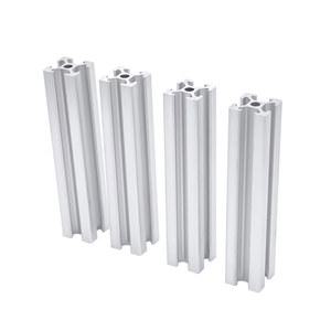 알루미늄 프로파일 압출 100mm 800mm 길이 선형 레일 200mm 400mm 500mm DIY 3D 프린터 워크 벤치 CNC