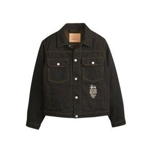 스투시 x 리바이스 크리스피 린스 트러커 자켓 블랙 Stussy x Levi's Crispy Rinse Trucker Jacket Black