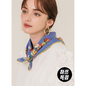 [막스까르띠지오]플라워 코튼 사각 쁘띠 스카프_P390687907