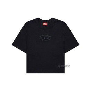 [디젤](김해점) SS25 여성 크롭 박시 티셔츠 A15096 0NIAX 9XX