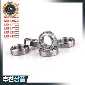 100pcs MR104/105/115/106/126/117/137/128/148ZZ 미니어처 볼 베어링 4x10x4