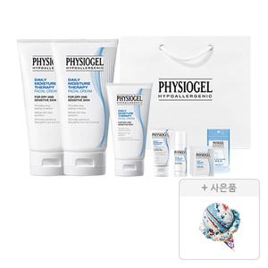피지오겔 DMT 크림 180ml, 2개+150ml,1개 + 증정 ( 클렌징젤 30ml+크림 5ml*5입+에센스인토너 15ml+쇼핑백(소) 각1개 )