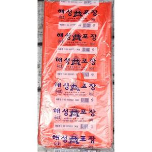 비닐봉투(빨강색 50L 70x109cm 70입)/재활용봉투/비닐/투명/야채봉투/영업용/분리수거