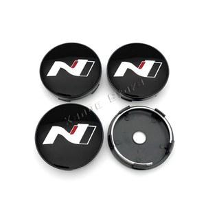 휠캡 N 라인 자동차 소나타 휠 캡 허브 코나 60mm 엘란트라 N라인 투싼 커버 벨로스터 스티커 4 현대 센터 엠블럼 56mm 아제라
