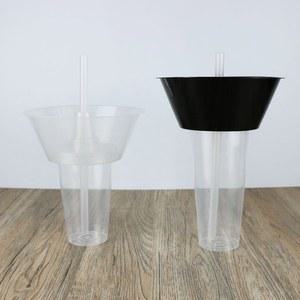 야구장콜팝용기 100개 파티 빨대 500ML 테이크아웃용 치킨 100켤레 대나무 투명 콜팝용기 젓가락