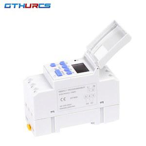 THC15 가능 전원 UL 시간 LCD 230 240V 프로그래밍 릴레이 LI 전자 디지털 30A AC220 스위치 타이머 7일