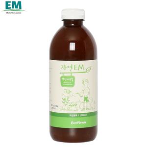 자연EM (활성액) 1리터/이엠 발효액 용액 원액 우리집EM 효소 미생물 세제