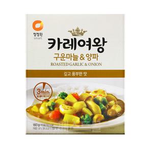청정원 3분 카레여왕 구운마늘양파 160g
