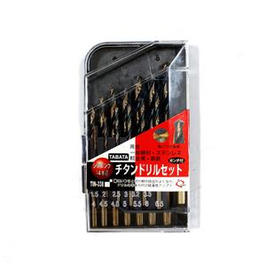 코발트기리세트(14P) TIN-338 타바타 스텐 기리 스텐기리 드릴날 코발트드릴