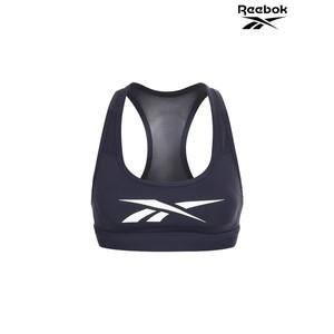 [하프클럽/리복]Reebok사계절 여성 블랙 벡터 히어로 미디움 임팩트 브라탑