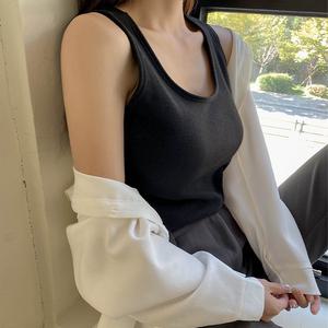 [코코블랑] 히팅 밍크기모 U넥 나시