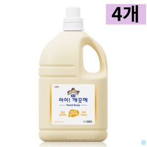 아이깨끗해 버블 유아 핸드 워시 대용량 리필 4.5L X4