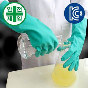 핸드맥스 니트로 NO.301 12켤레 내산.내화학 니트릴고무장갑 안전장갑 작업장갑 공업용고무장갑