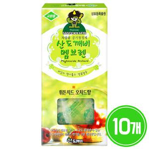산도깨비 차량용 방향제 멤브렌 x 10개 오차드향
