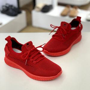 [엘초이]캐주얼 레이스업 니트 메쉬 3.5cm 쿠션 슬립온 FSP2403GLS332
