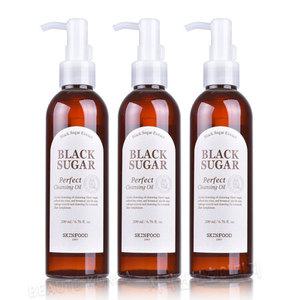스킨푸드 블랙슈가 퍼펙트 클렌징 오일 200ml, 각질케어 3개