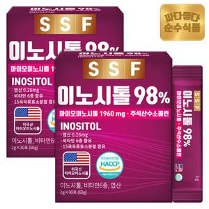 [결제단10%]순수식품 미오 이노시톨 콜린 2박스(60포) / 엽산 비타민B12 비타민B6 니코틴산아미드 판토텐산