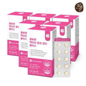 액티브 활성 엽산 플러스 60정 6박스 (총 12개월분)
