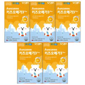 어썸키즈 키즈 오메가3 플러스 1680mg x 30개입 5개 / 써클