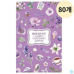 [기타]부케가르니 걸이형 옷장 탈취제 방향제 라벤더 향 80P